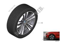 Roue all. BMW doubles rayons 397   18\ pour BMW 335dX