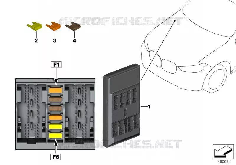 Body Domain Controller BDC BMW BMW Série 1 2018 120dX N 120dX