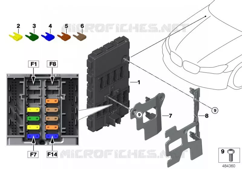 Body Domain Controller BDC BMW BMW Série 7 2015 740dX A 740dX