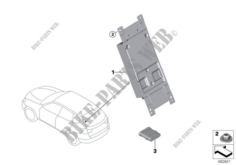 Boîtier électronique télématique pour BMW X3 20dX
