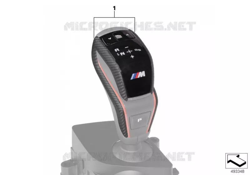Cache sélecteur rapports M Performance BMW BMW X3 2017 X3 M A X3 M