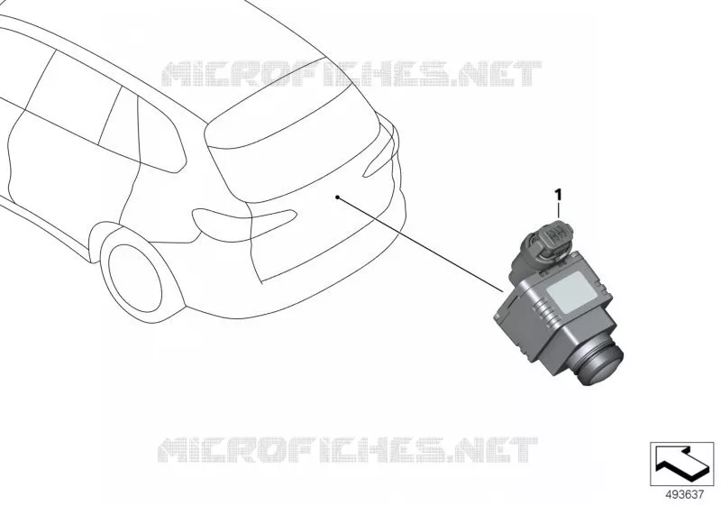 Caméra de recul BMW BMW X7 2017 X7 30dX A X7 30dX