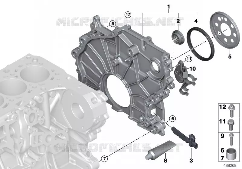 Carter de distribution BMW BMW X2 2017 X2 18d N X2 18d