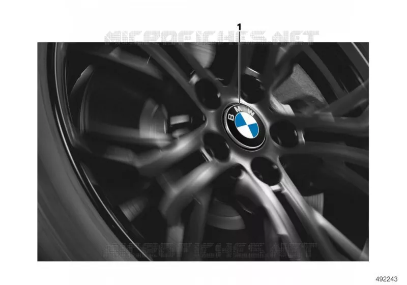Chapeau de moyeu fixe BMW BMW Série 7 2008 730Li A 730Li