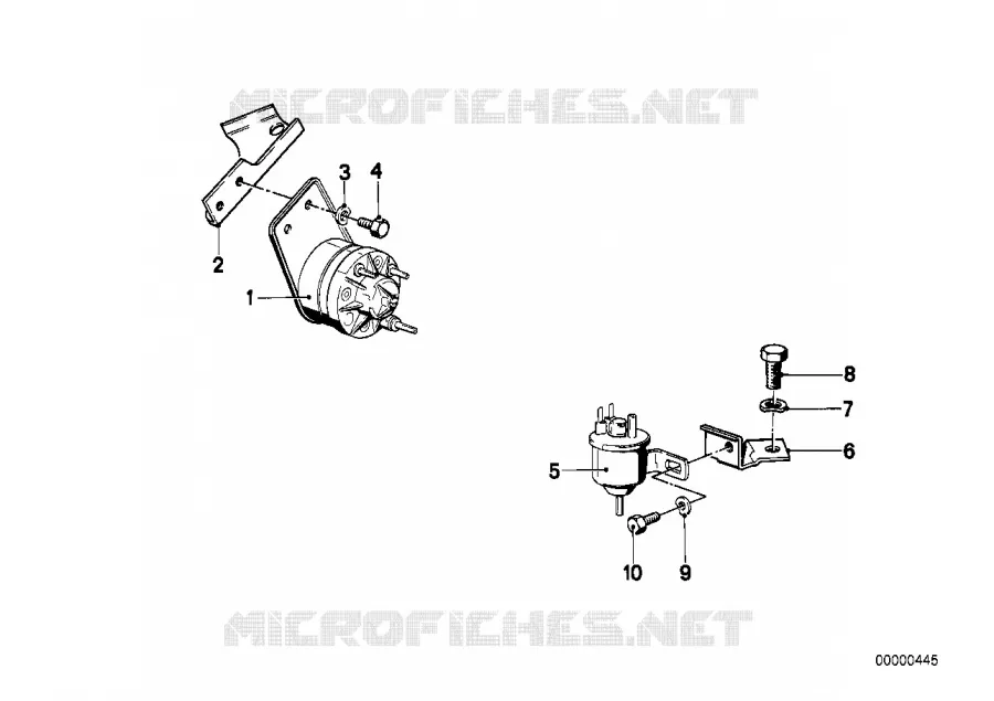 Commande à dépression-AGR BMW BMW Série 5 1980 528i A 528i