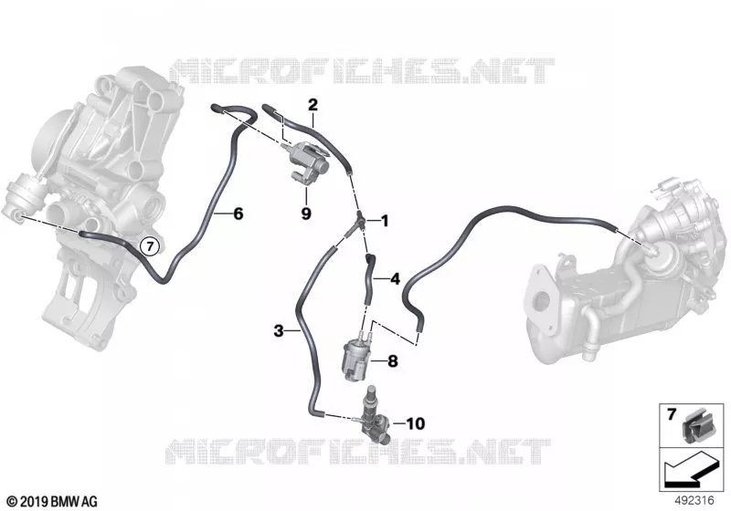 Commande à dépression BMW BMW Série 2 2017 220d N 220d