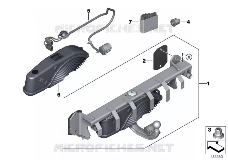 Dispositif dattelage électr. pivotant BMW BMW X4 2018 X4 M A X4 M