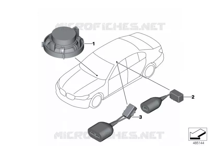 Dispositif mains-libres BMW BMW Série 7 2018 730Li A 730Li