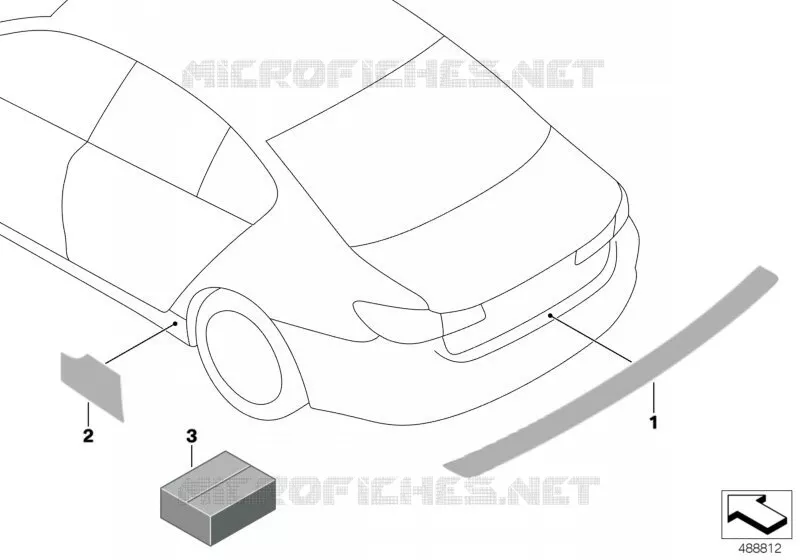 Films de protection BMW BMW Série 7 2007 750Li A 750Li