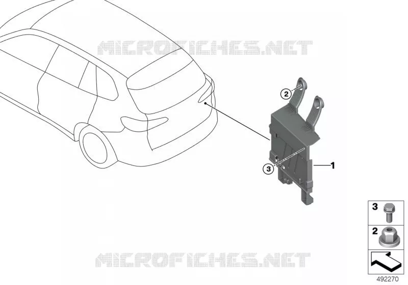 Fixation Power Control Unit PCU BMW BMW X5 2018 X5 30iX A X5 30iX