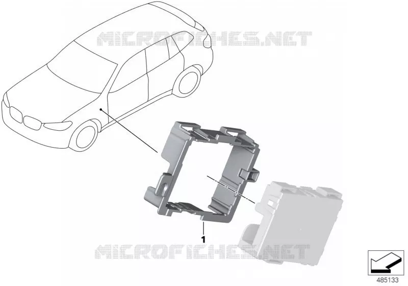 Fixation Switchbox Ethernet BMW BMW X3 2017 X3 30iX (TR96) N X3 30iX (TR96)