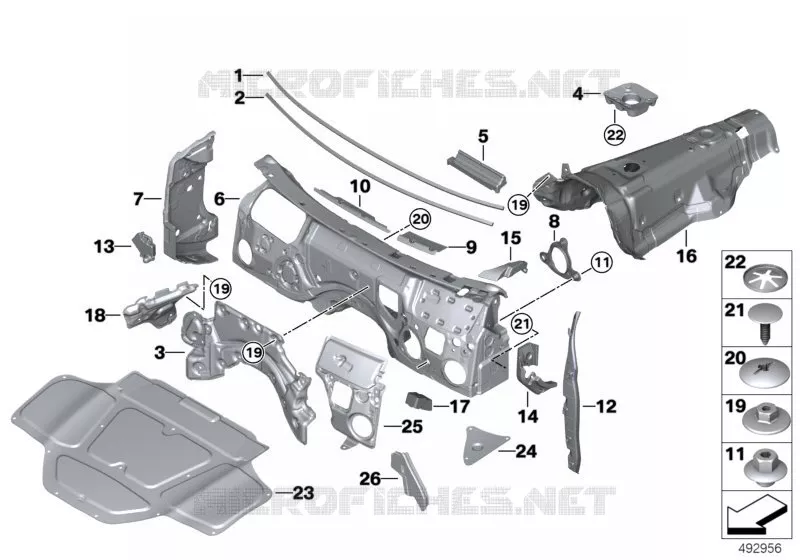 Insonorisation avant BMW BMW X3 2017 X3 M A X3 M