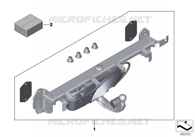 Kit post-équit attelage pivotant élect. BMW BMW Série 6 2017 620dX A 620dX