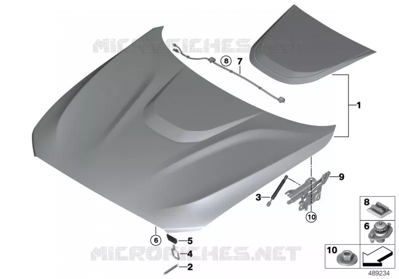 M Performance capot carbone - F87 BMW BMW Série 1 2010 120dX N 120dX