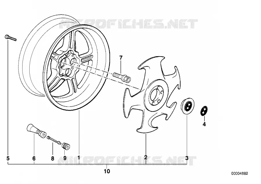 M system II (styl.21) BMW BMW Série 8 1992 850CSi M 850CSi