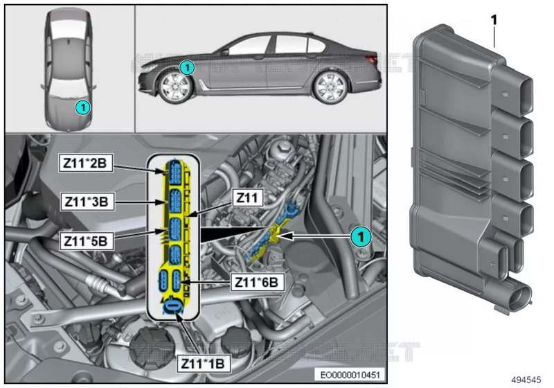 Module dalimentation intégré Z11 BMW BMW Série 3 2018 M340i N M340i