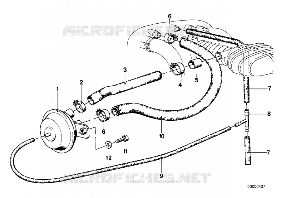 Moteur à commande par dépression BMW BMW Série 3 1975 320i M 320i
