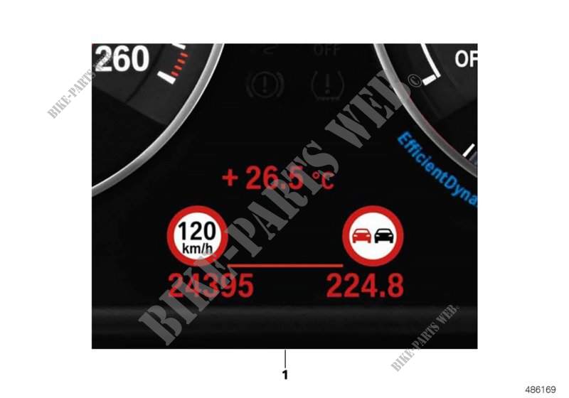 Post équipement Speed Limit Info pour BMW 525d