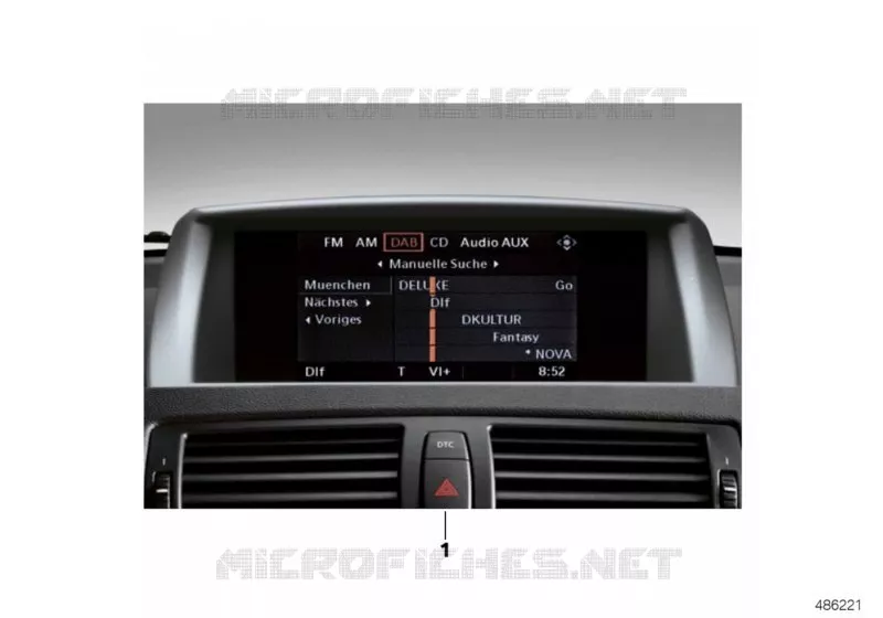 Postéquipement DAB+ BMW BMW Série 7 2008 730Li A 730Li