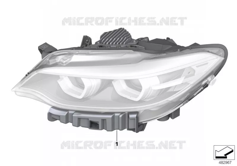Projecteur BMW BMW Série 2 2017 218d N 218d
