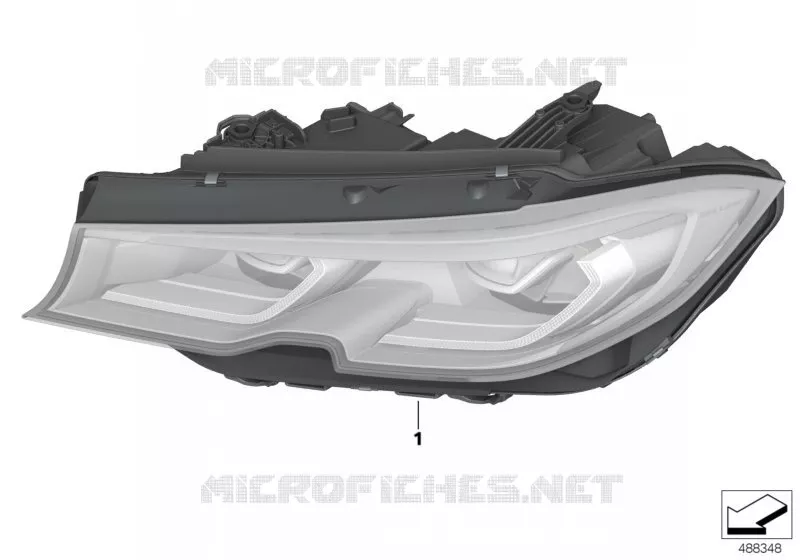 Projecteur BMW BMW Série 3 2017 320d N 320d