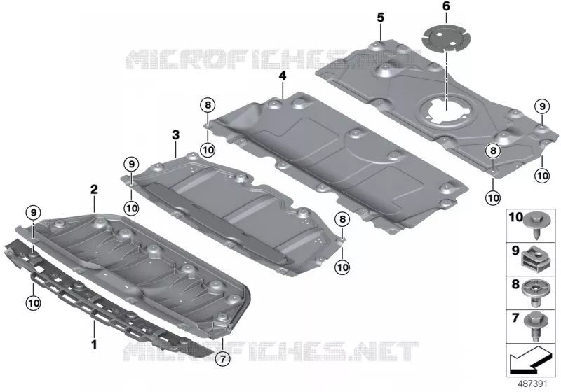Protection de compartiment moteur BMW BMW Série 3 2018 330e N 330e
