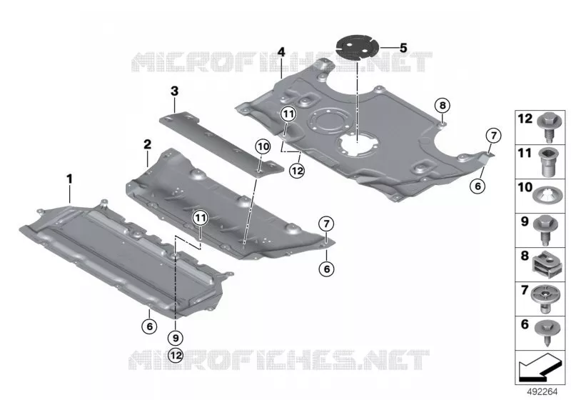 Protection de compartiment moteur BMW BMW Série 7 2018 730Ld A 730Ld