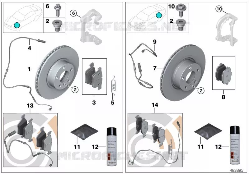 Service freins BMW BMW Série 5 2012 520d N 520d