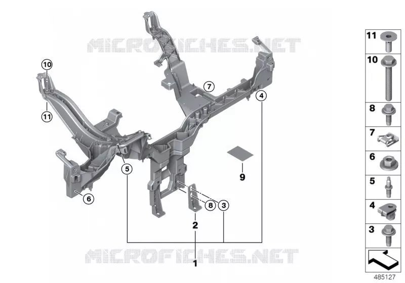 Support tableau de bord BMW BMW i3 2018 i3 A i3 120Ah Rex