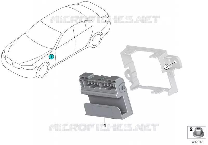 Switchbox Ethernet BMW BMW X4 2017 X4 30iX N X4 30iX