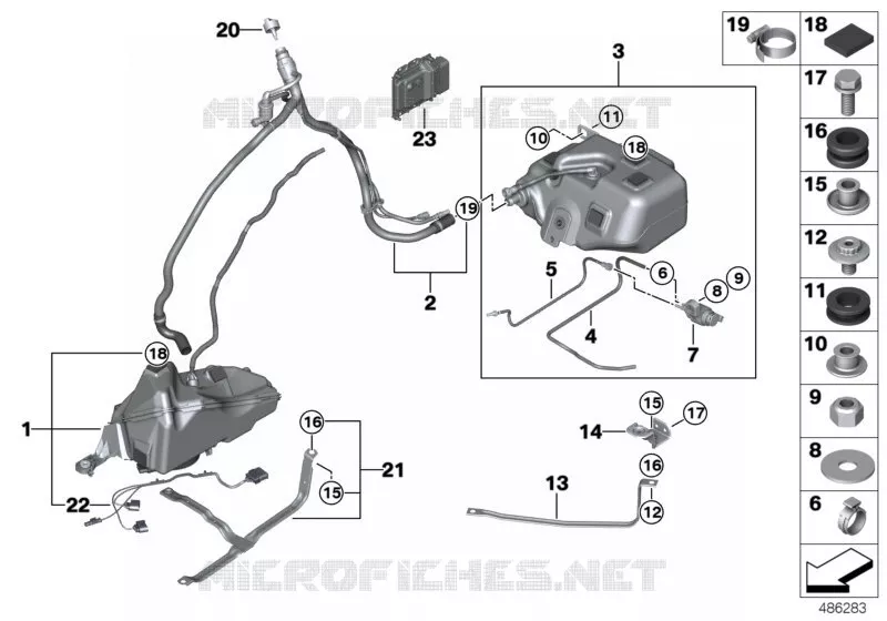 Système SCR BMW BMW Série 3 2014 320dX N 320dX