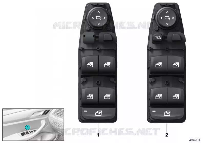Unité cde centrale commande porte avant BMW BMW X4 2017 X4 M40iX N X4 M40iX