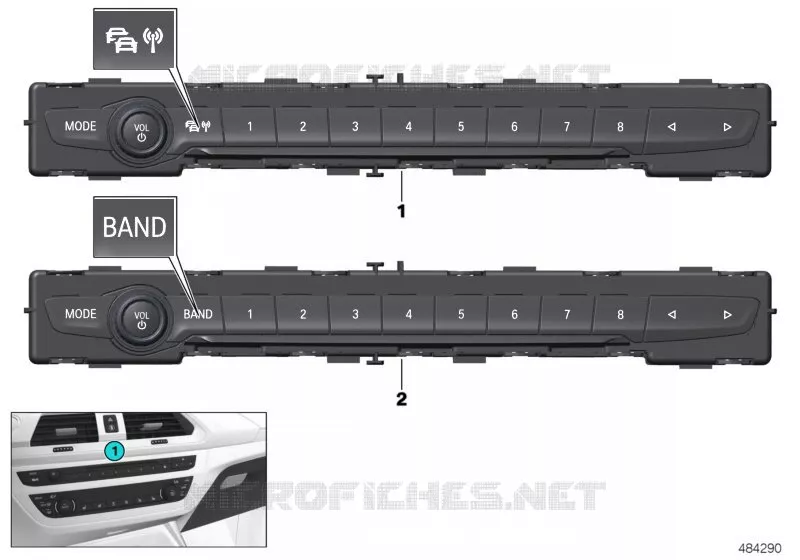 Unité de commande audio BMW BMW X3 2018 X3 30eX N X3 30eX
