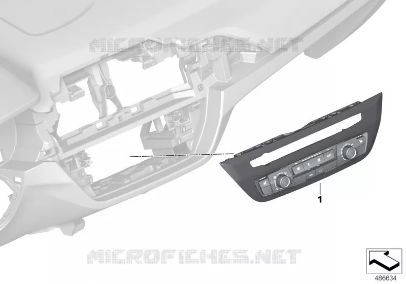 Unité de commande climat. BMW BMW X3 2017 X3 25dX (TX51) N X3 25dX (TX51)