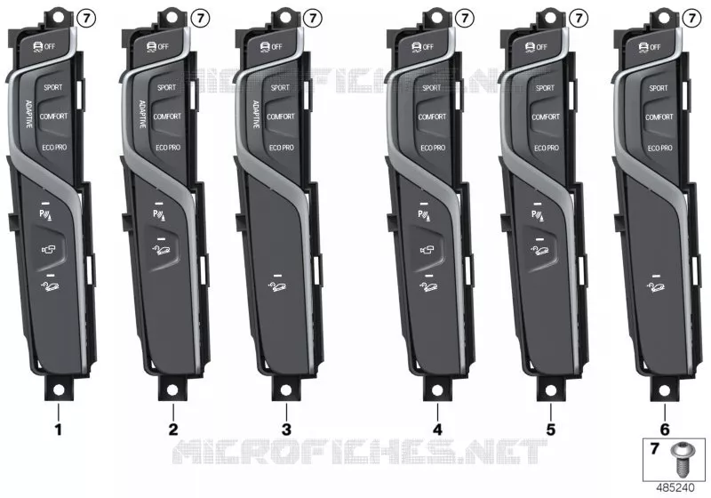 Unité de commande console centrale BMW BMW X3 2017 X3 M40dX (TX91) N X3 M40dX (TX91)