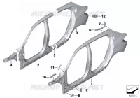 Cadre latéral pour BMW M135iX