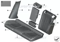 Housse Individual siège confort cuir pour BMW X6 M
