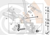 Kit de réparation bras intégral pour BMW X6 50iX 4.4 de 2013