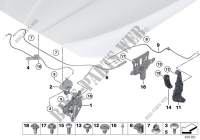 Système de fermeture du capot moteur pour BMW M5