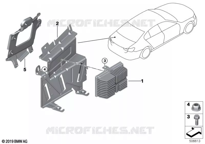 Amplificateur/support BMW BMW Série 7 2015 750Li A 750Li