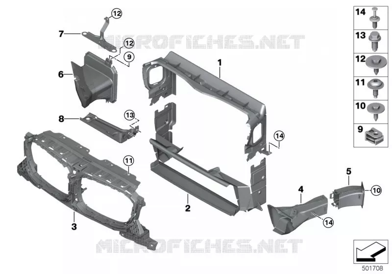 Conduits dair BMW BMW X4 2017 X4 M A X4 M