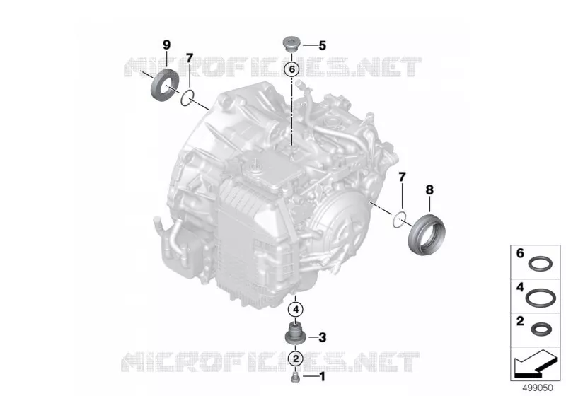 GA8G45AW éléments rapportés/joints BMW BMW X2 2017 X2 18d N X2 18d