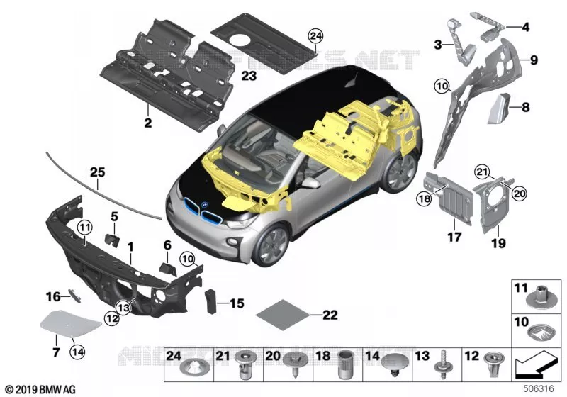 Isolation BMW BMW i3 2017 i3 A i3 120Ah