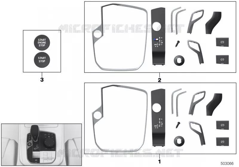 Jeu réparation caches unité de commande BMW BMW X5 2017 X5 M50dX A X5 M50dX