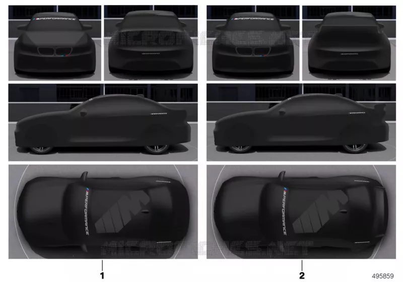 M Performance bâche de voiture intérieur BMW BMW Série 4 2016 M4 CS N M4 CS