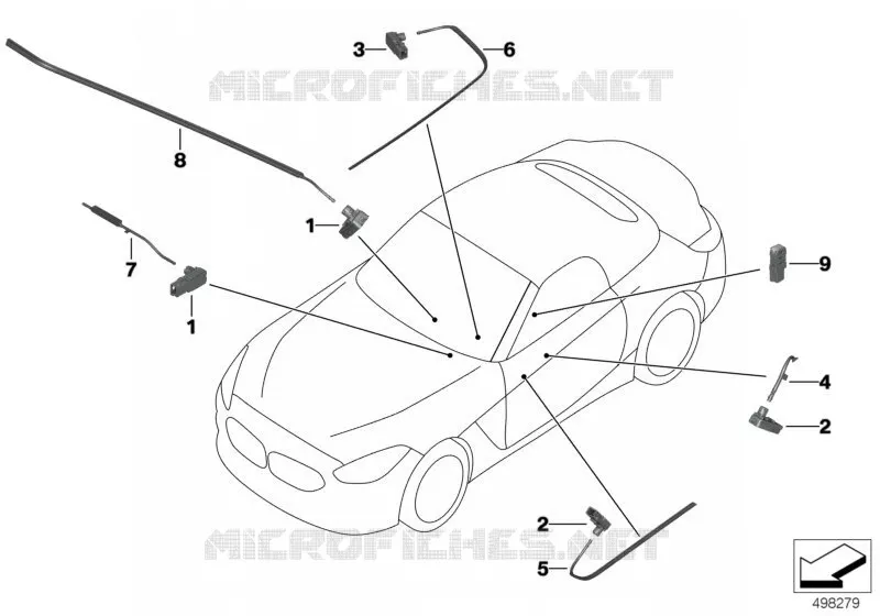 Module à LED / fibre optique BMW BMW Z4 2017 Z4 30i N Z4 30i