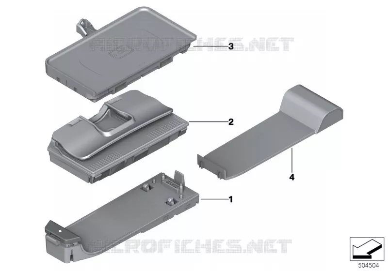 Module électron.téléph.console centrale BMW BMW Série 5 2019 520dX N 520dX