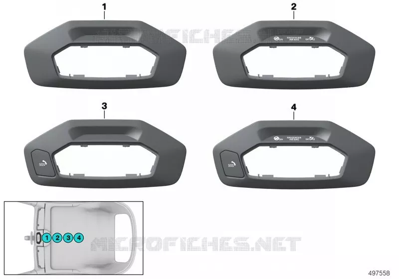 Module multifonctions de toit BMW BMW Série 8 2018 M8 A M8