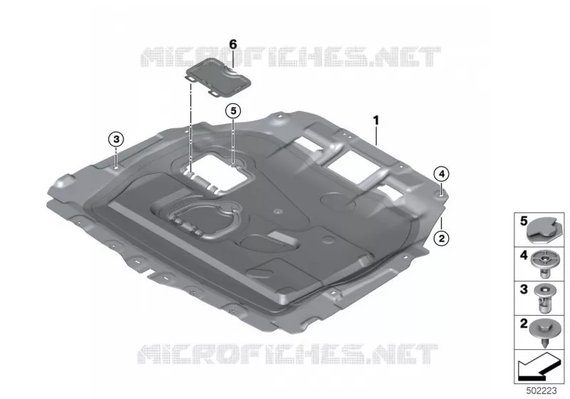 Protection de compartiment moteur BMW BMW Série 2 2018 220d N 220d