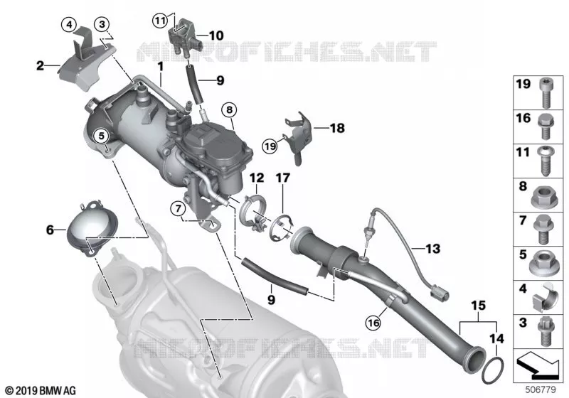 Réduction des gaz déchappement-Refroid. BMW BMW X4 2017 X4 M40dX N X4 M40dX
